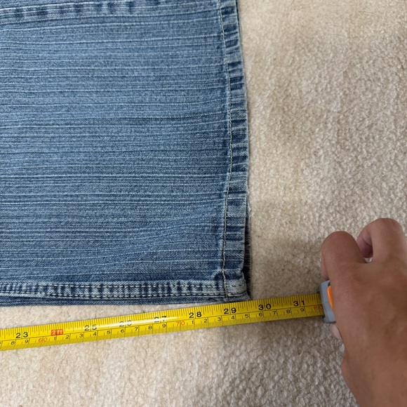 Vintage Y2K Trust Jeans Denim Baggy Jnco Style Carpenter Blue Grunge Skater 42" - Picture 6 of 9